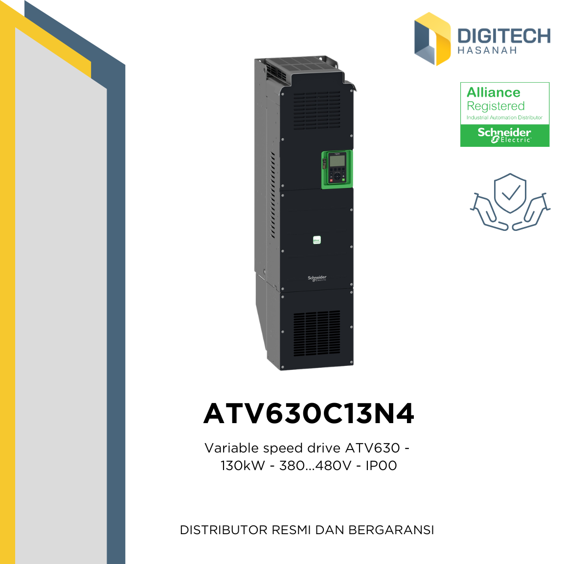 ATV630C13N4 Variable speed drive ATV630 -  130kW - 380...480V - IP00 Schneider Electric