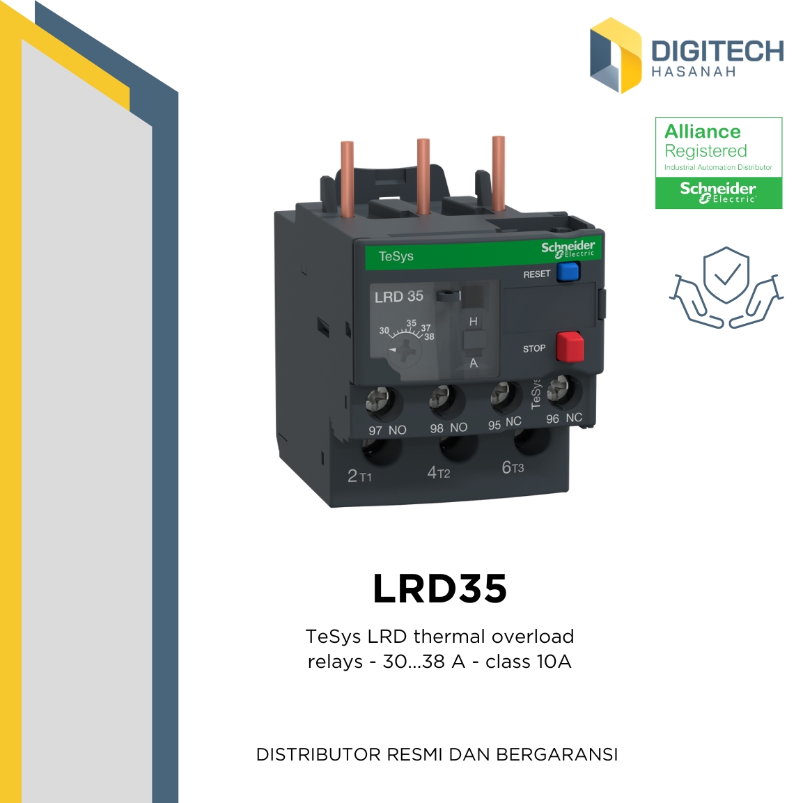 LRD35  TeSys LRD thermal overload relays - 30...38 A - class 10A