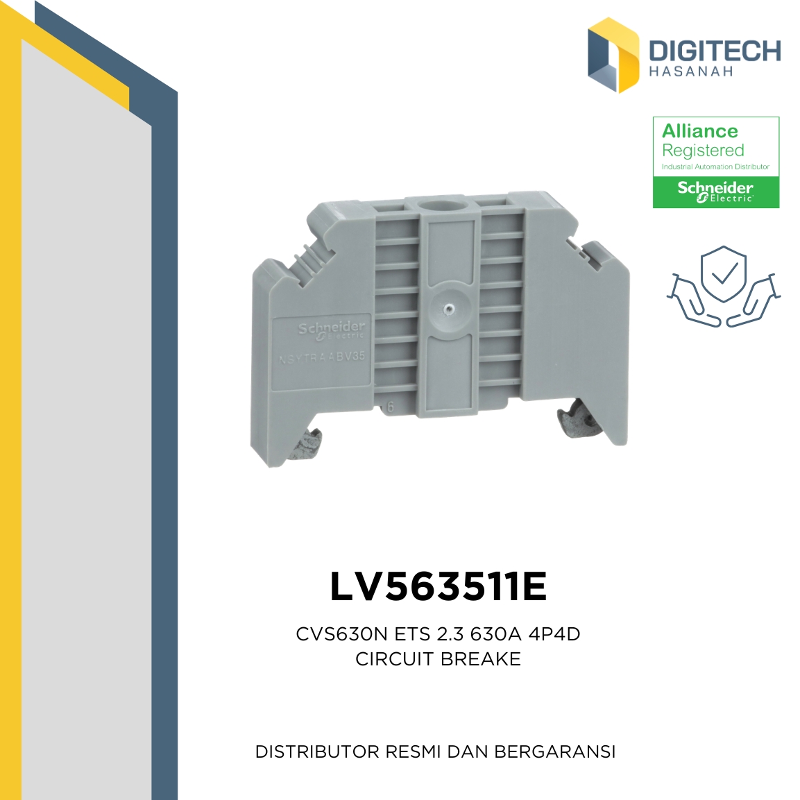 LV563511E  CVS630N ETS 2.3 630A 4P4D CIRCUIT BREAKE