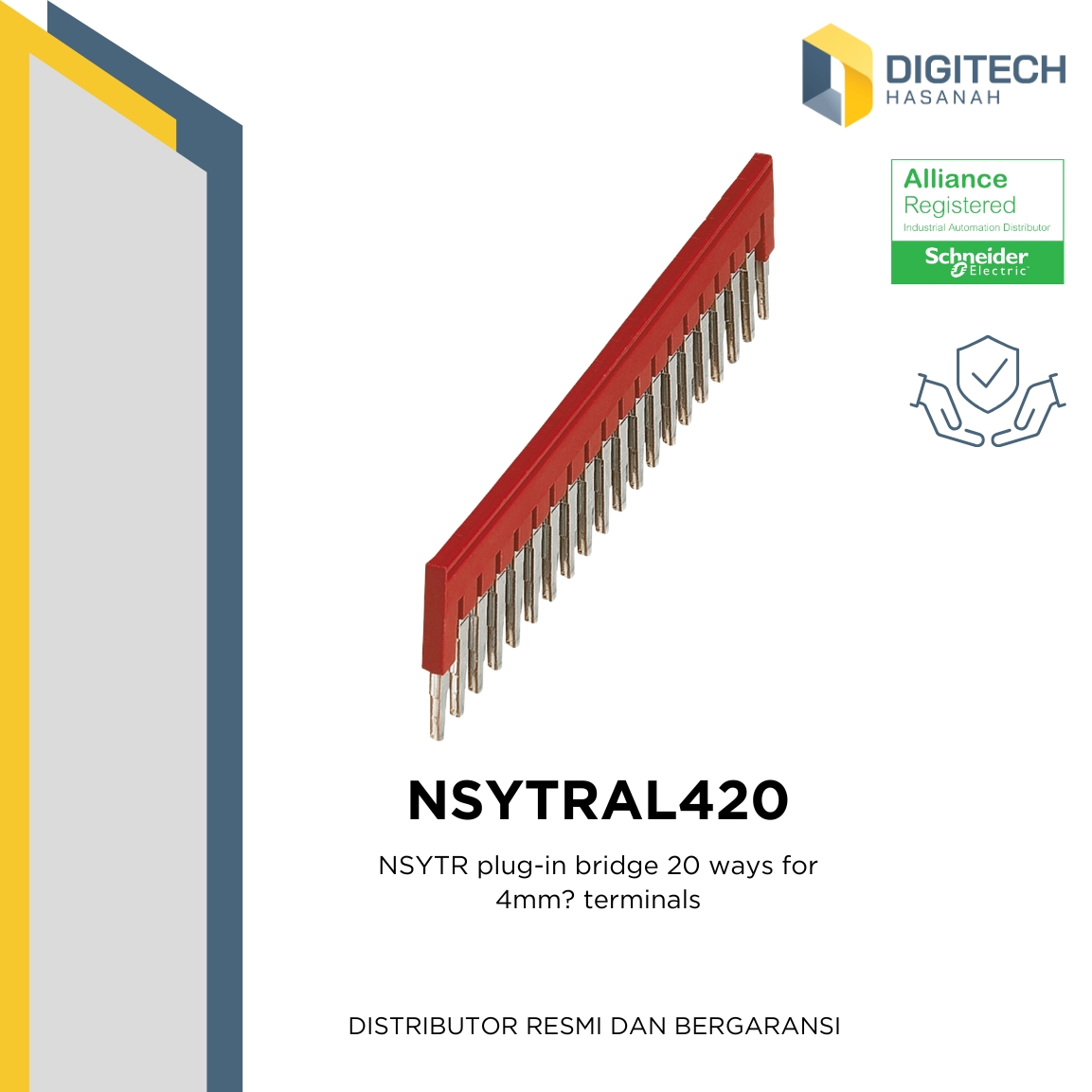 NSYTRAL420  NSYTR plug-in bridge 20 ways for 4mm? terminals