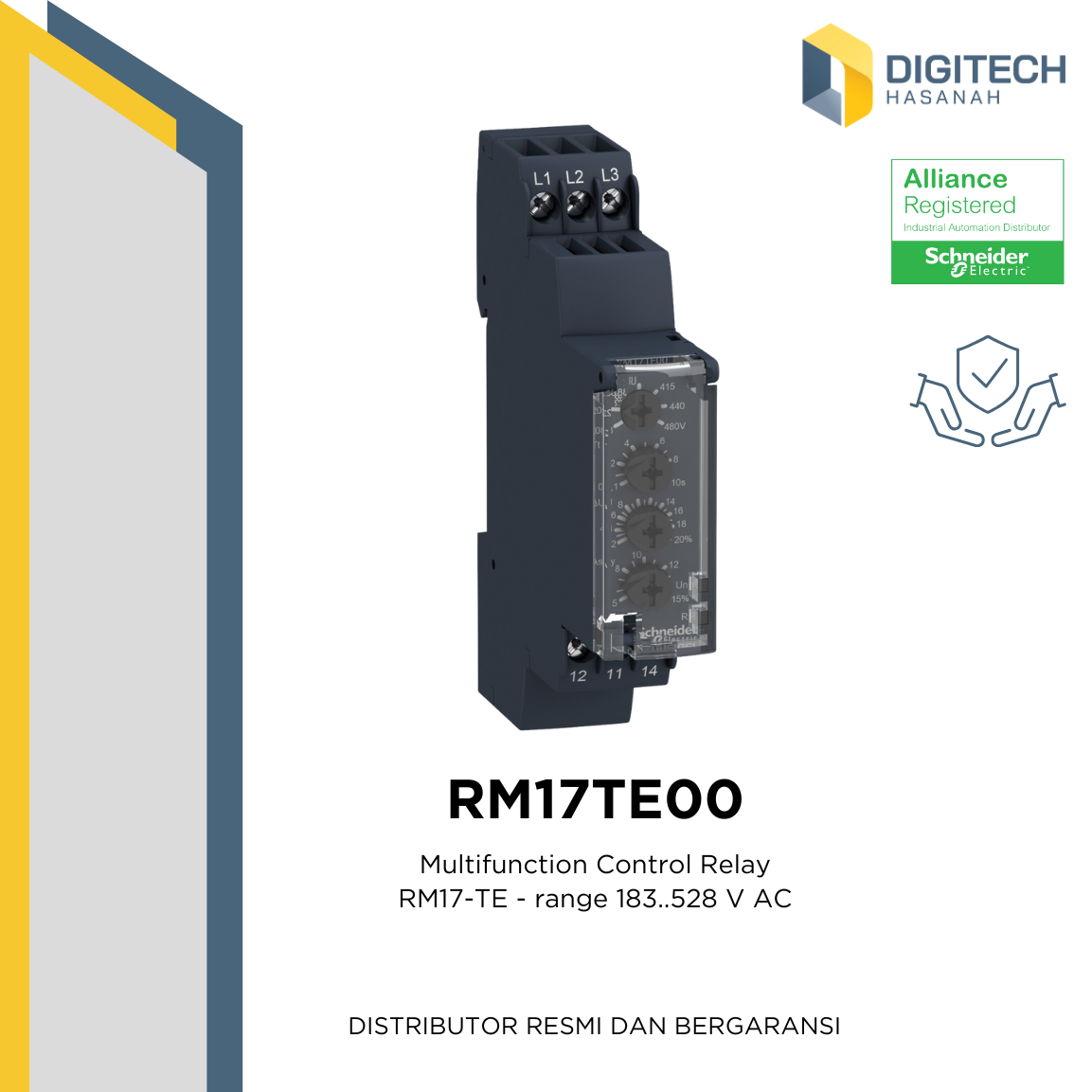 RM17TE00 - Multifunction Control Relay RM17-TE - range 183..528 V AC