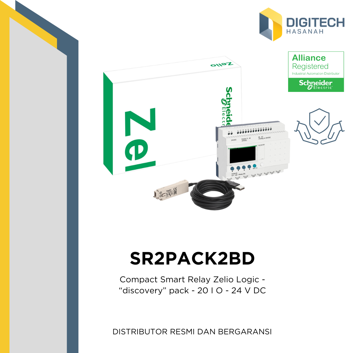 SR2PACK2BD - Compact Smart Relay Zelio Logic - ?discovery? pack - 20 I O - 24 V DC