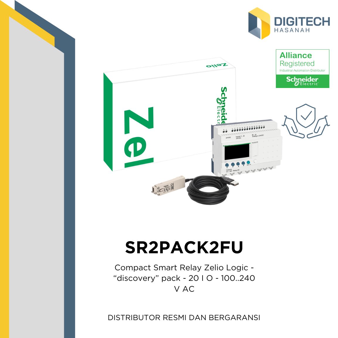 SR2PACK2FU - Compact Smart Relay Zelio Logic - ?discovery? pack - 20 I O - 100..240 V AC