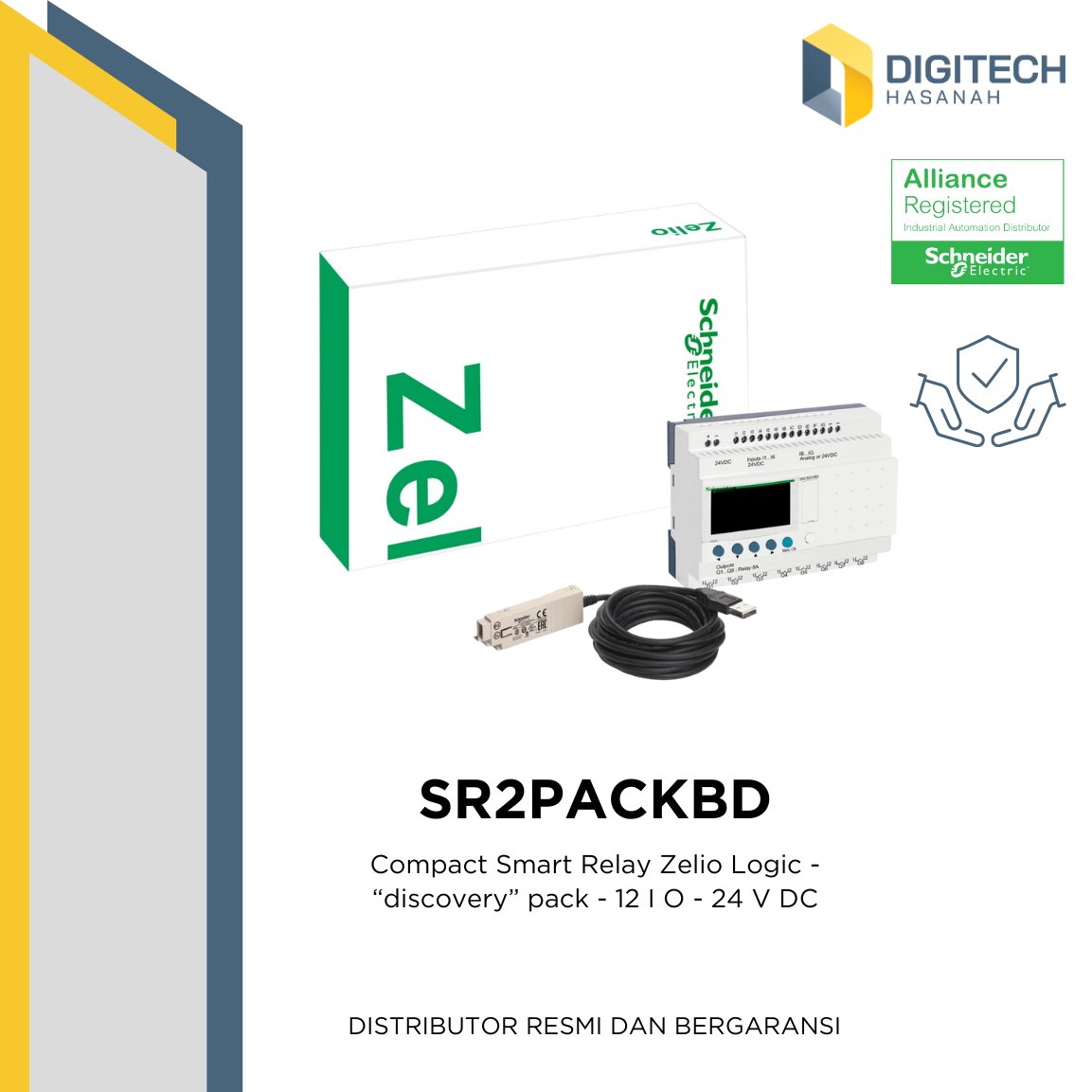 SR2PACKBD - Compact Smart Relay Zelio Logic - ?discovery? pack - 12 I O - 24 V DC