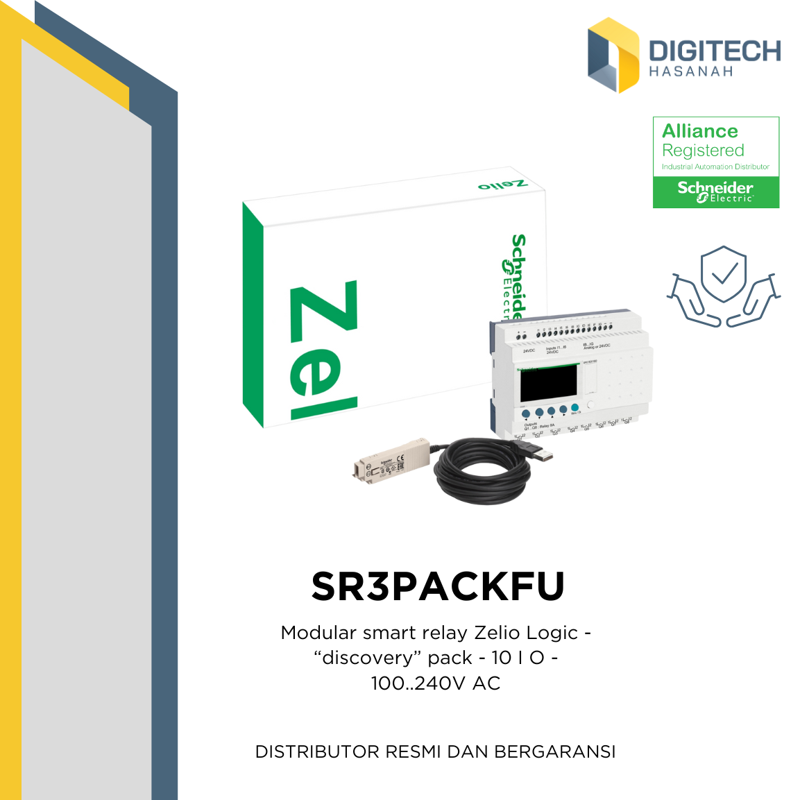 SR3PACKFU - Modular smart relay Zelio Logic - ?discovery? pack - 10 I O - 100..240V AC