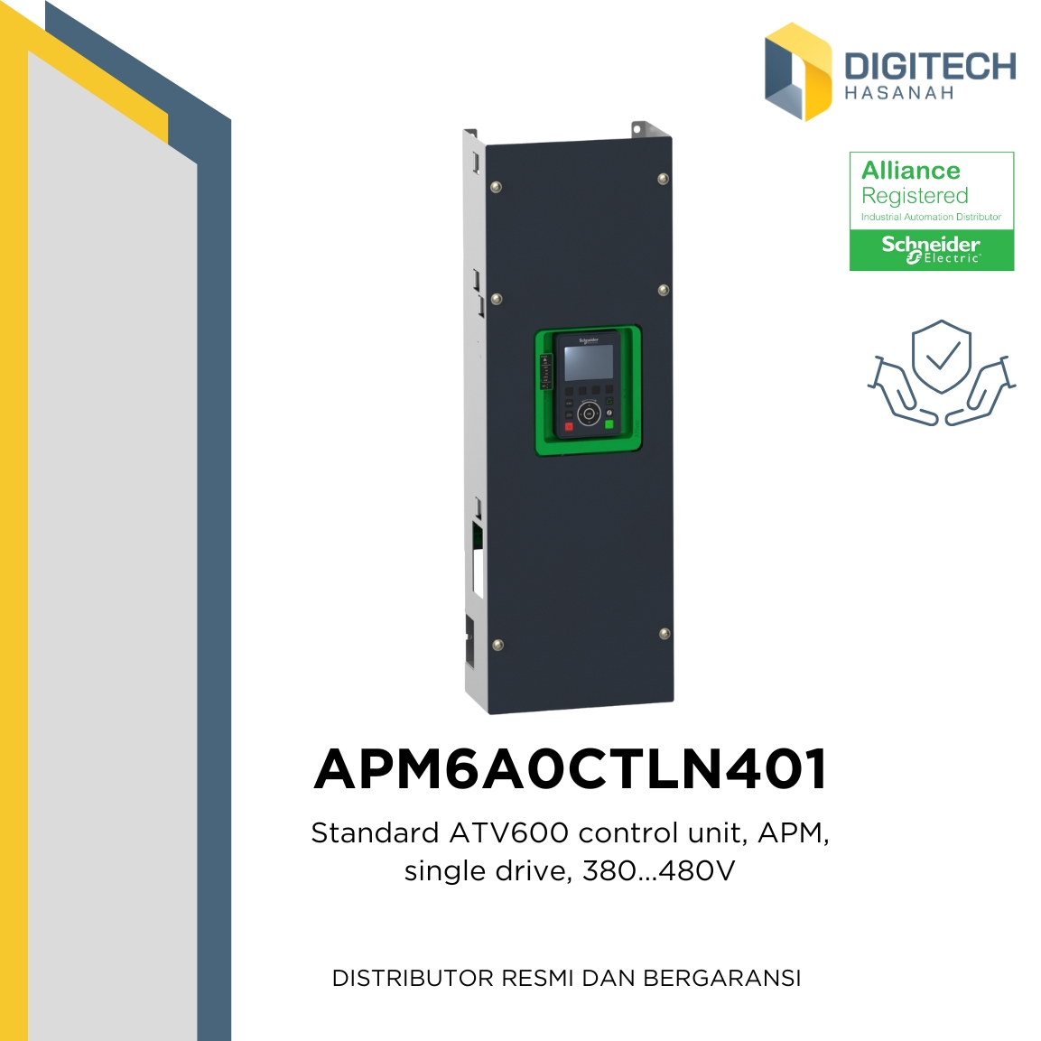 APM6A0CTLN401 - Standard ATV600 control unit, APM, single drive, 380...480V