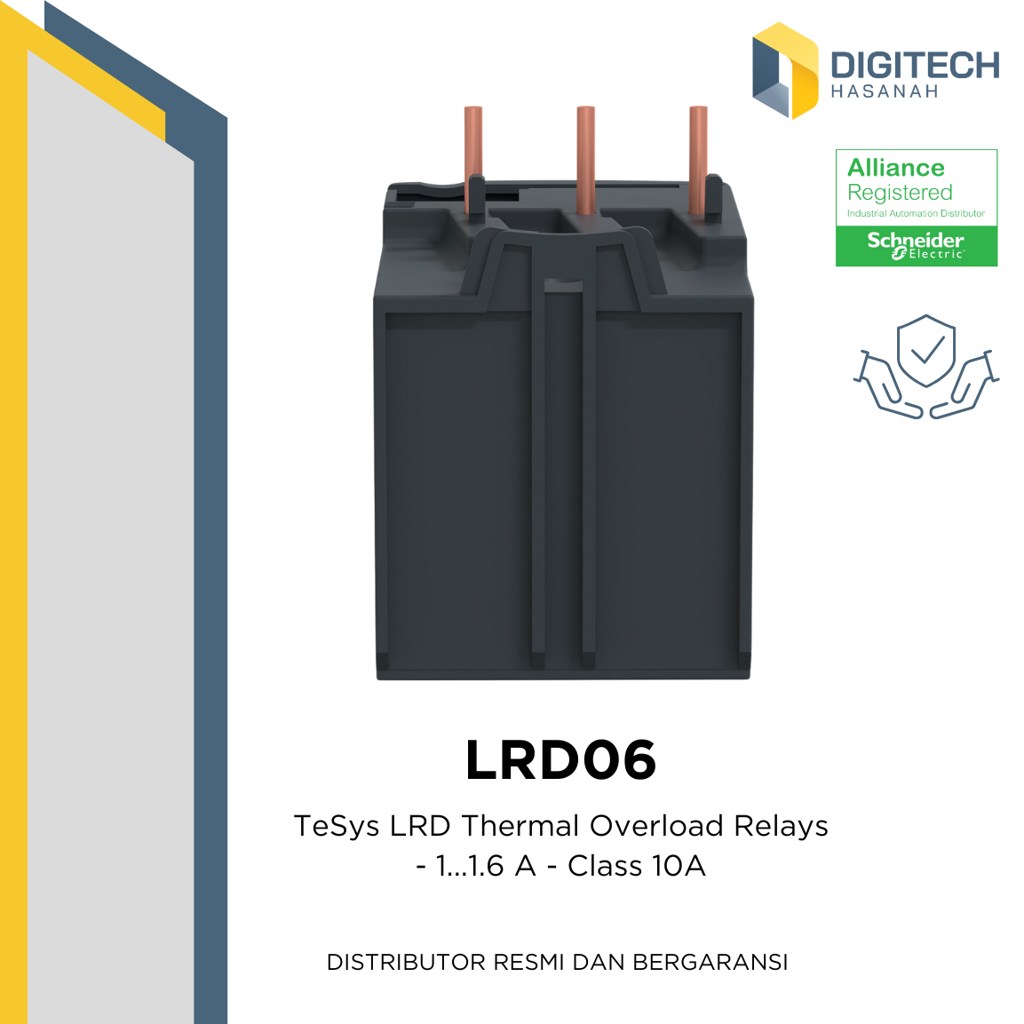 LRD06 TeSys LRD Thermal Overload Relays - 1...1.6 A - Class 10A