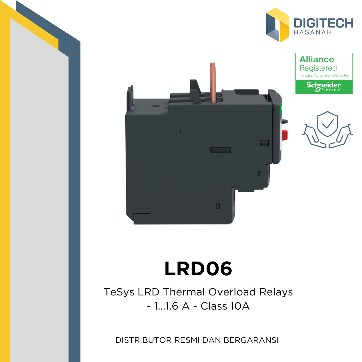 LRD06 TeSys LRD Thermal Overload Relays - 1...1.6 A - Class 10A