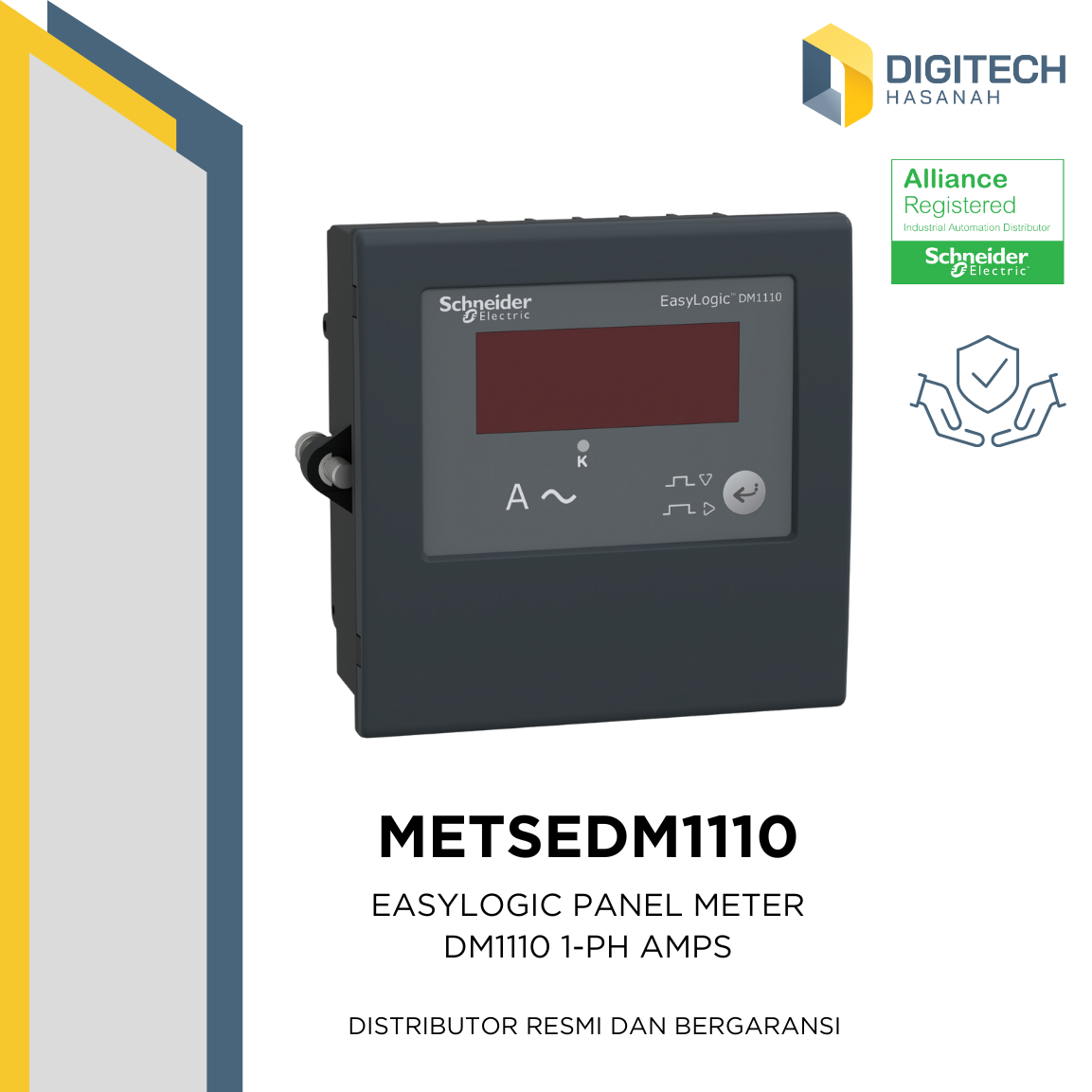 METSEDM1110 EasyLogic - Digital Panel Meter DM1000 - Ampermeter
