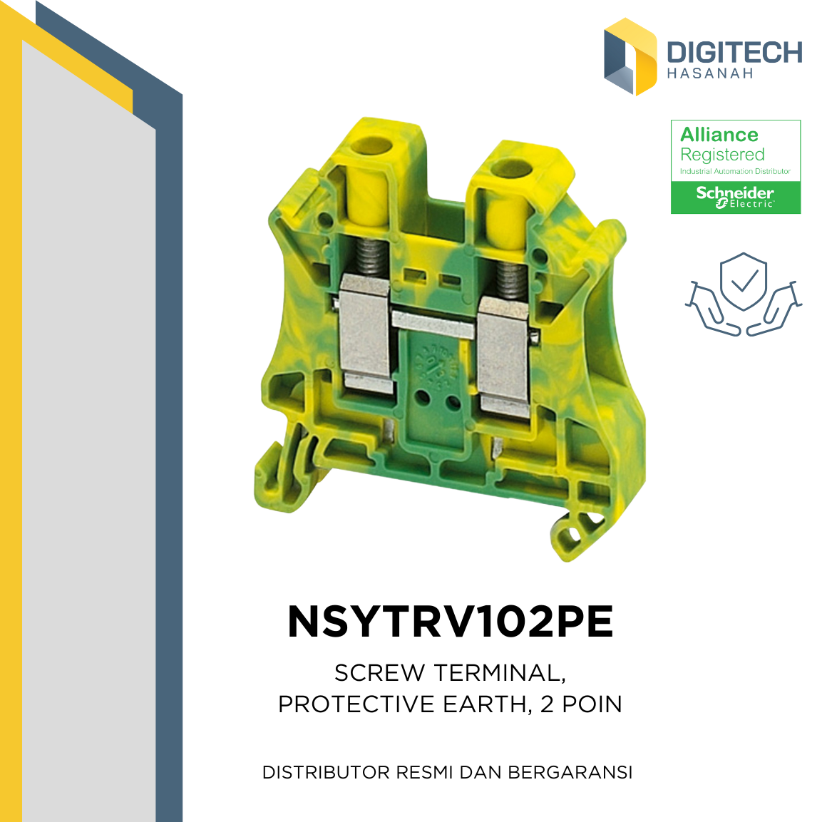 NSYTRV102PE Linergy Passthrough Screw Terminal Block Schneider Electric