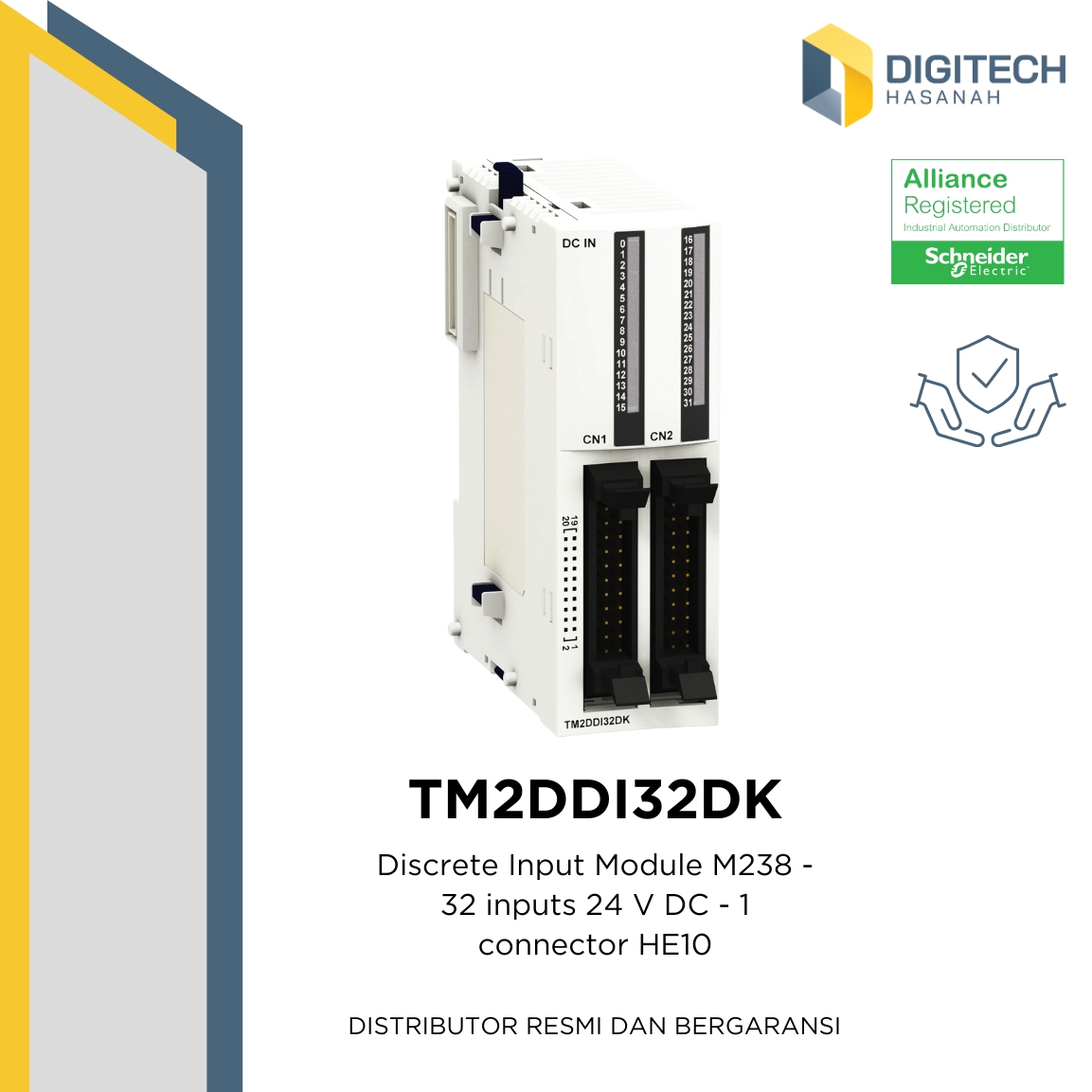 TM2DDI32DK - Discrete Input Module M238 - 32 inputs 24 V DC - 1 connector HE10