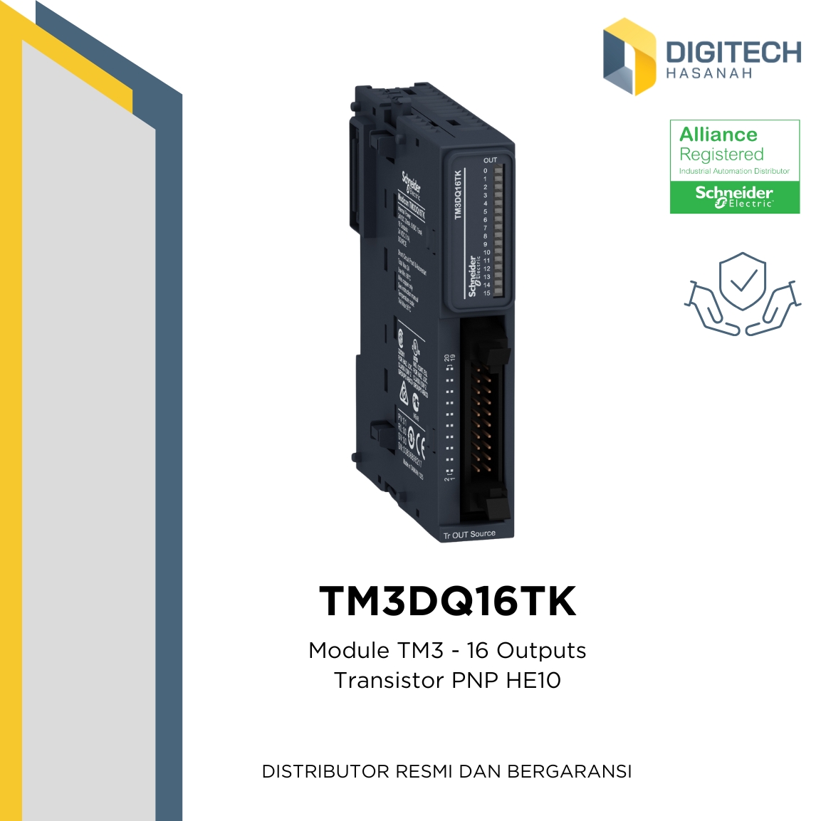 TM3DQ16TK - Module TM3 - 16 Outputs Transistor PNP HE10