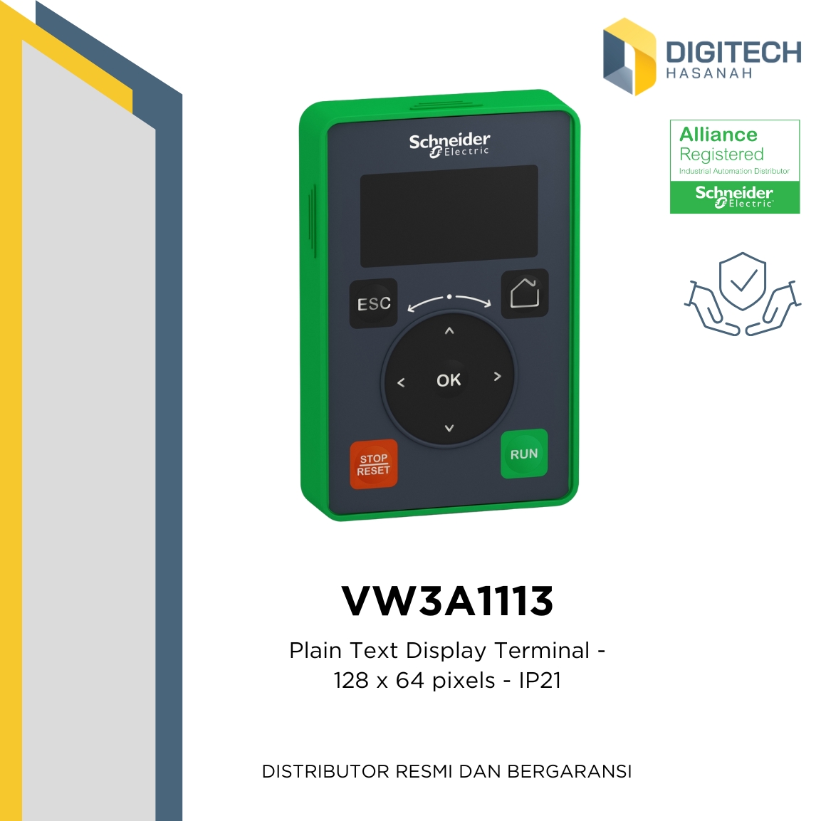 VW3A1113 - Plain Text Display Terminal - 128 x 64 pixels - IP21