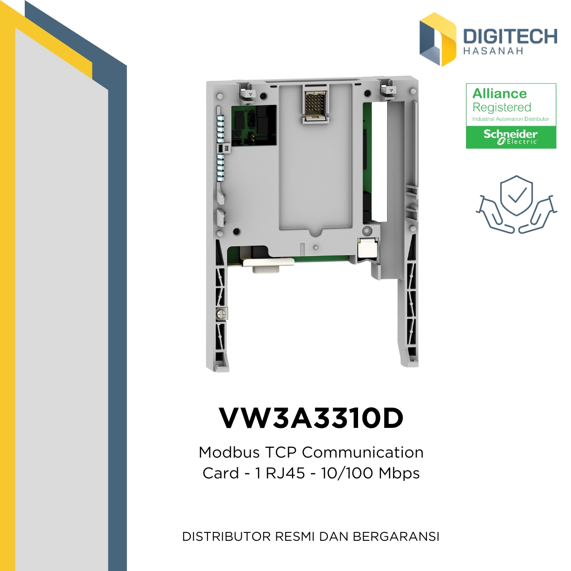 VW3A3310D - Modbus TCP Communication Card - 1 RJ45 - 10/100 Mbps